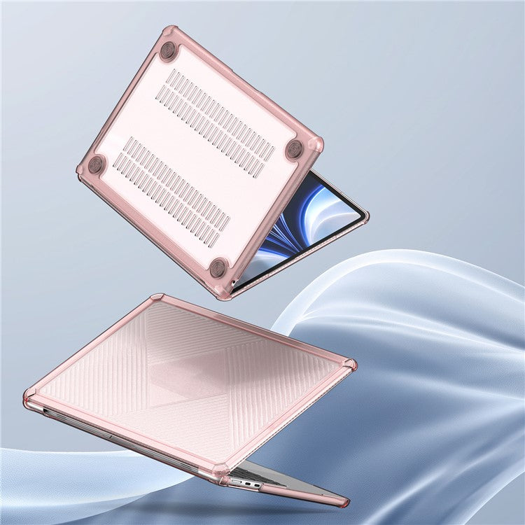 DUX DUCIS LCGH Series for MacBook Air 13 inch (2020) / (2018) Case Full Protection Laptop Protective Cover - Pink