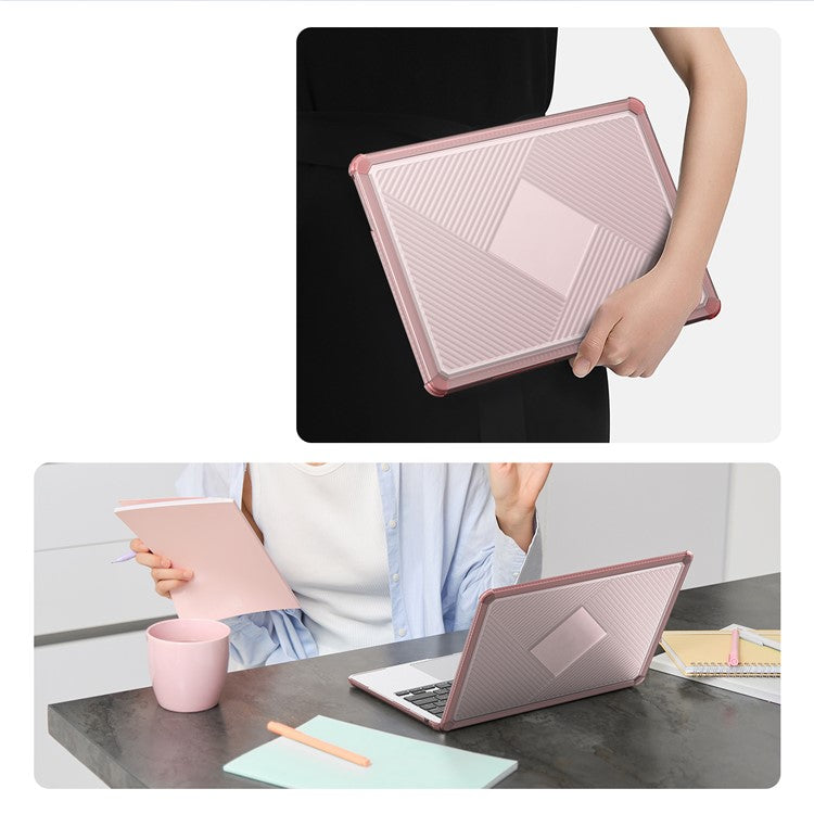 DUX DUCIS LCGH Series for MacBook Air 13 inch (2020) / (2018) Case Full Protection Laptop Protective Cover - Pink