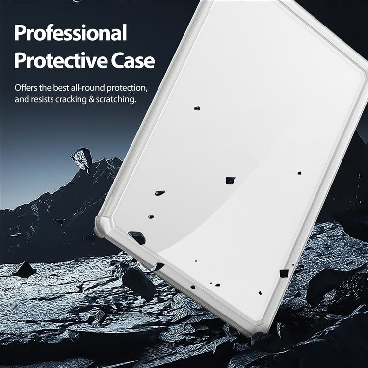 DUX DUCIS LCGM Series Glossy Case for Macbook Air 13 inch (2025) / (2024) / (2022) A2681 A3113 Anti-Scratch TPU+PC Shell  - Transparent