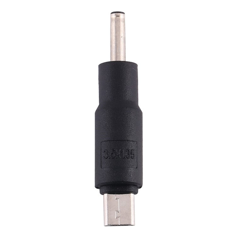 10Pcs DC Power Plug 3.5 x 1.35mm Male To Micro USB Male Adapter