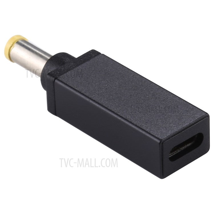 PD 19V 5.0x3.0mm Male Adapter Connector - Black