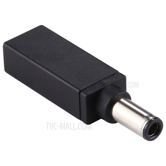 PD 19V 6.0x0.6mm Male Adapter Connector - Black