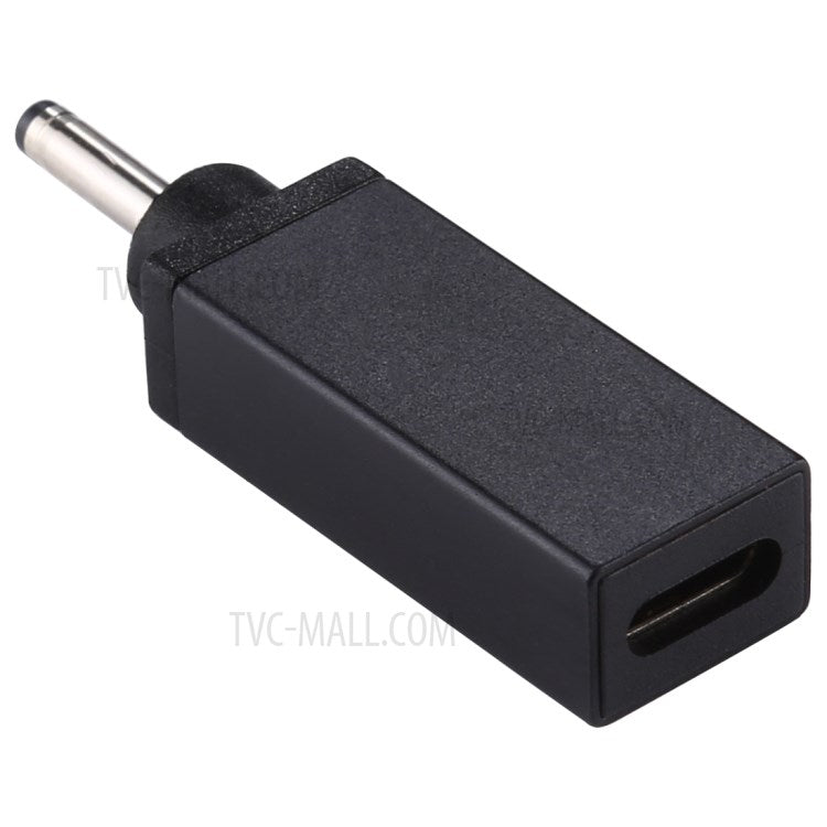 PD 18.5V-20V 3.0x1.0mm Male Adapter Connector - Black