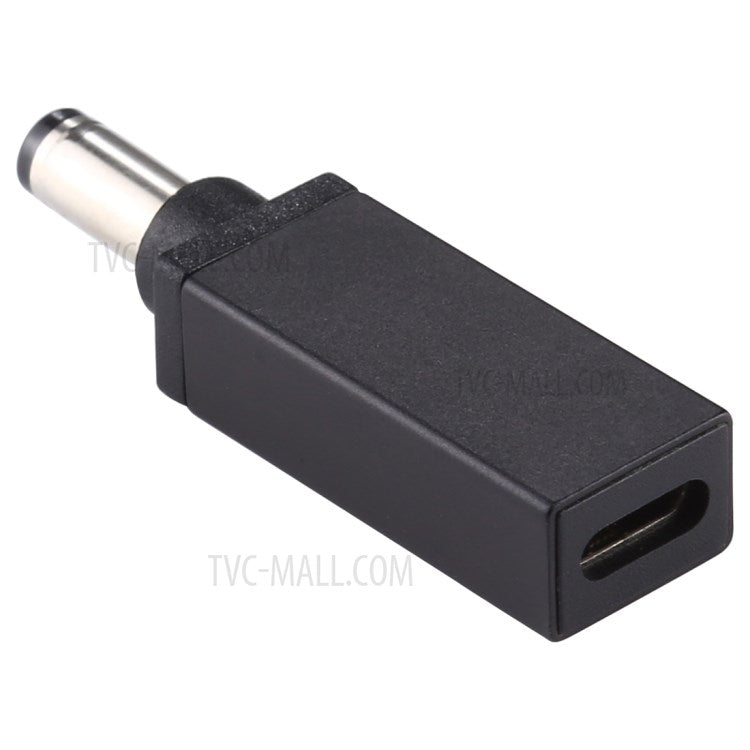 PD 18.5V-20V 5.5x2.1mm Male Adapter Connector - Black