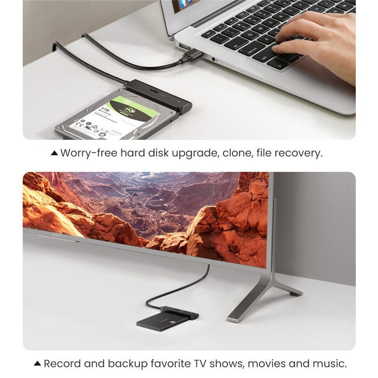 UGREEN USB 3.0 SATA Cable USB to SATA Adapter Converter for 2.5 inch External Hard Drive HDD SSD Disk