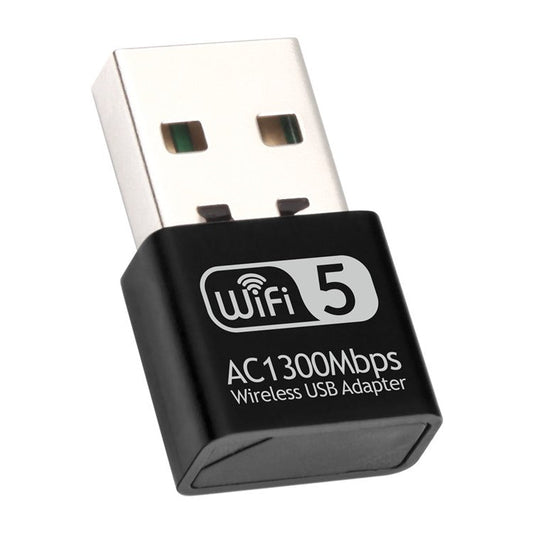 1300Mbps USB WiFi Adapter 2.4 / 5Ghz Dual Band Wireless Ethernet LAN USB WiFi Dongle for Desktop PC / Laptop