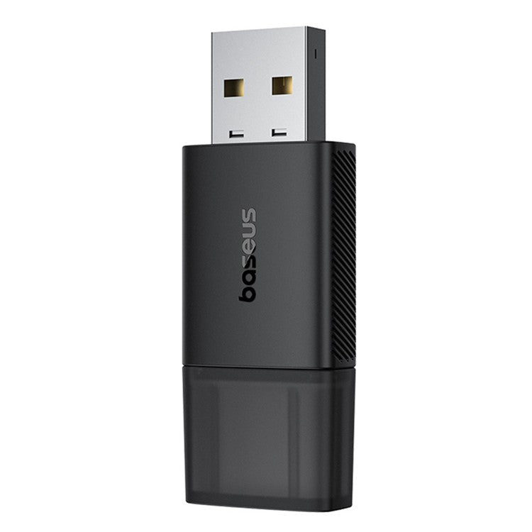 BASEUS FastJoy Series 650Mbps High Speed 2.4G / 5G Dual Band WiFi Adapter with Built-in Antenna - Black