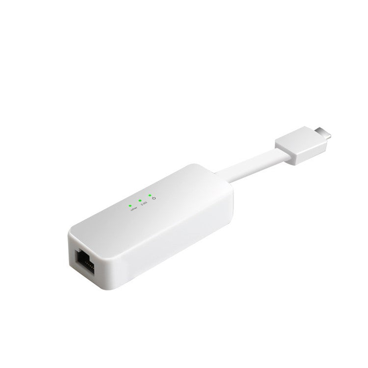 TXA090 2500Mbps Ethernet LAN Adapter Type-C to RJ45 2.5G Gaming Network Card