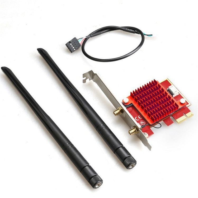 TXA083 AX200 2.4G / 5G Dual Band Gigabit Bluetooth WiFi6 PCIE Wireless Network Card