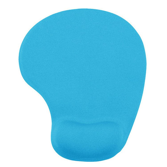 Ergonomic Memory Foam Wrist Support Mouse Pad Non-Slip Wrist Pain Relief Mousepad - Lake Blue