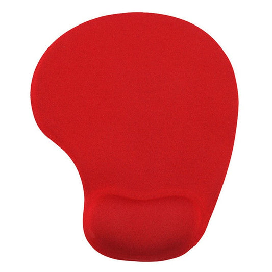 Ergonomic Memory Foam Wrist Support Mouse Pad Non-Slip Wrist Pain Relief Mousepad - Red
