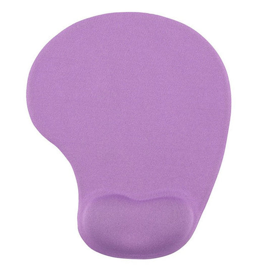 Ergonomic Memory Foam Wrist Support Mouse Pad Non-Slip Wrist Pain Relief Mousepad - Purple