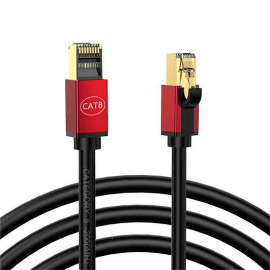 10m CAT8 Ethernet Cable Home Office 40Gbps 2000MHz High Speed Network Cable - Red