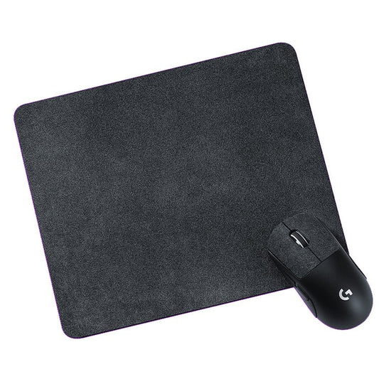 Suede Leather Mouse Pad Non-Slip Base Gaming Working Mousepad Mouse Mat, Size: 30x24cm - Dark Grey
