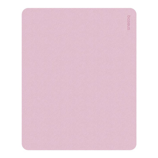 BASEUS 21x26cm Double-Sided PU Leather Smooth Mouse Pad Non-Slip Base Office Home Mouse Pad - Pink