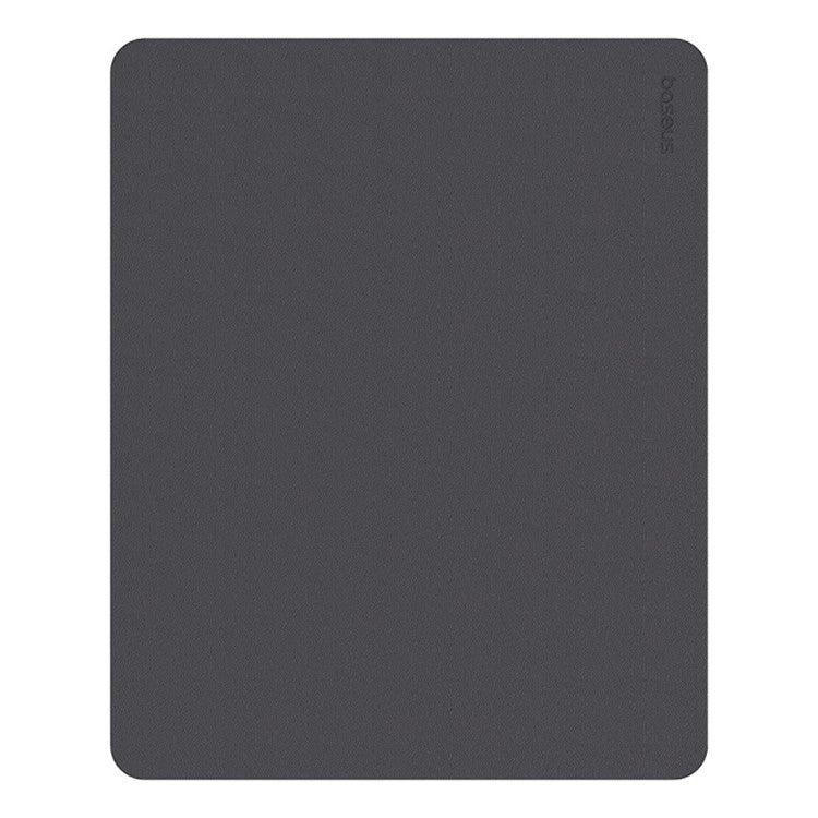 BASEUS 21x26cm Double-Sided PU Leather Smooth Mouse Pad Non-Slip Base Office Home Mouse Pad - Grey
