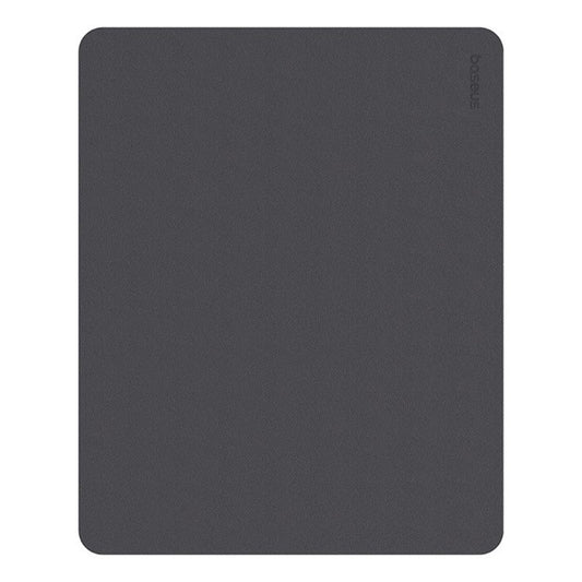 BASEUS 21x26cm Double-Sided PU Leather Smooth Mouse Pad Non-Slip Base Office Home Mouse Pad - Grey