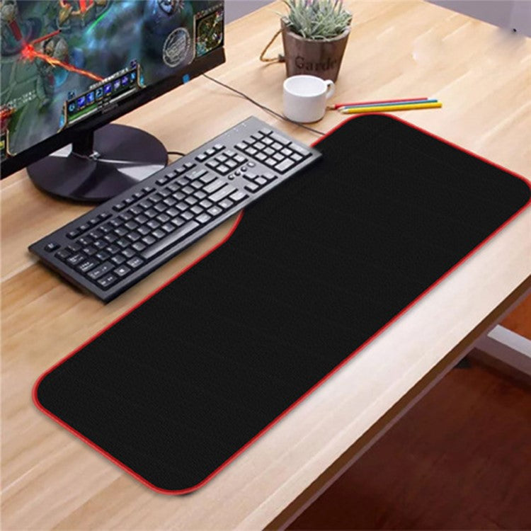 WEIBO K9 75x35cm Gaming Mouse Mat Non-Slip Large Mouse Pad Computer Mousepad with Stitched Edges