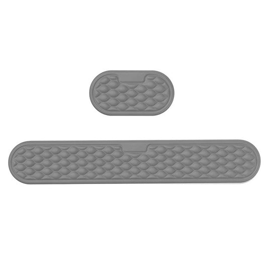 Memory Foam Wrist Rest Pad Anti-slip Wrist Support Pads for Mouse and Keyboard - Grey