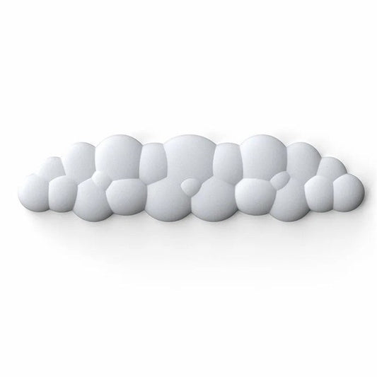 Memory Foam Keyboard Wrist Rest Pad Cloud Shape Anti-slip Wrist Support Pad - White