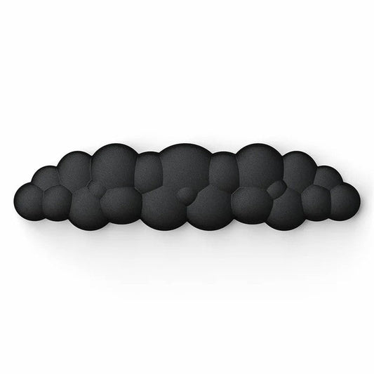 Memory Foam Keyboard Wrist Rest Pad Cloud Shape Anti-slip Wrist Support Pad - Black