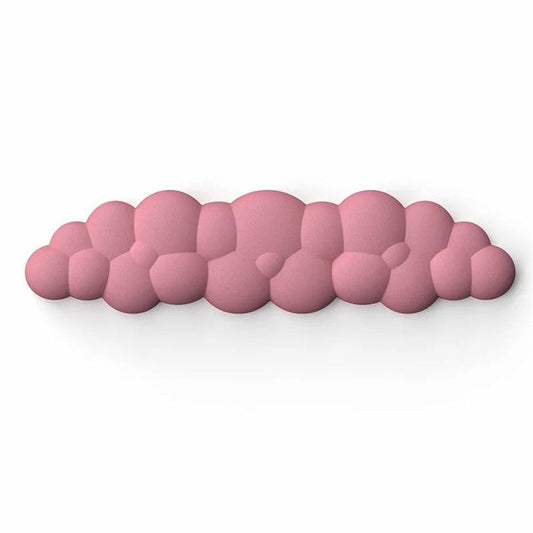 Memory Foam Keyboard Wrist Rest Pad Cloud Shape Anti-slip Wrist Support Pad - Red