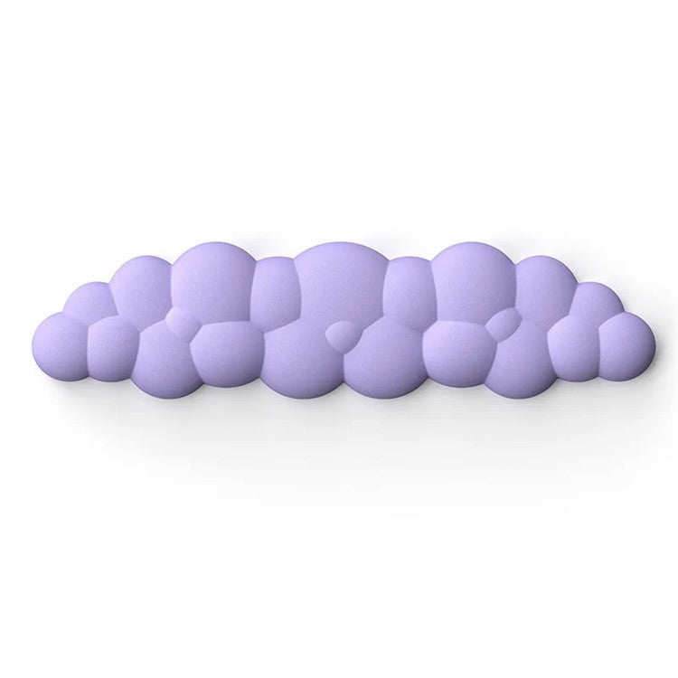 Memory Foam Keyboard Wrist Rest Pad Cloud Shape Anti-slip Wrist Support Pad - Purple