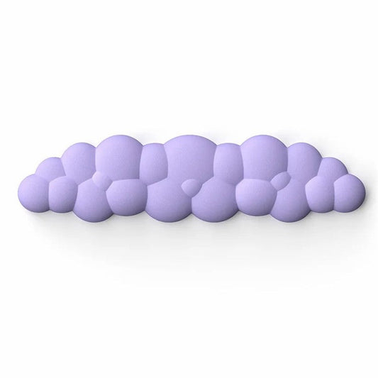 Memory Foam Keyboard Wrist Rest Pad Cloud Shape Anti-slip Wrist Support Pad - Purple