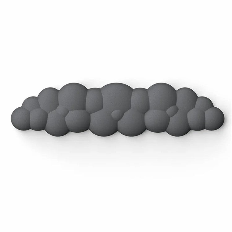 Memory Foam Keyboard Wrist Rest Pad Cloud Shape Anti-slip Wrist Support Pad - Grey