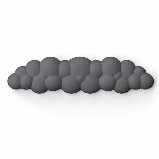 Memory Foam Keyboard Wrist Rest Pad Cloud Shape Anti-slip Wrist Support Pad - Grey