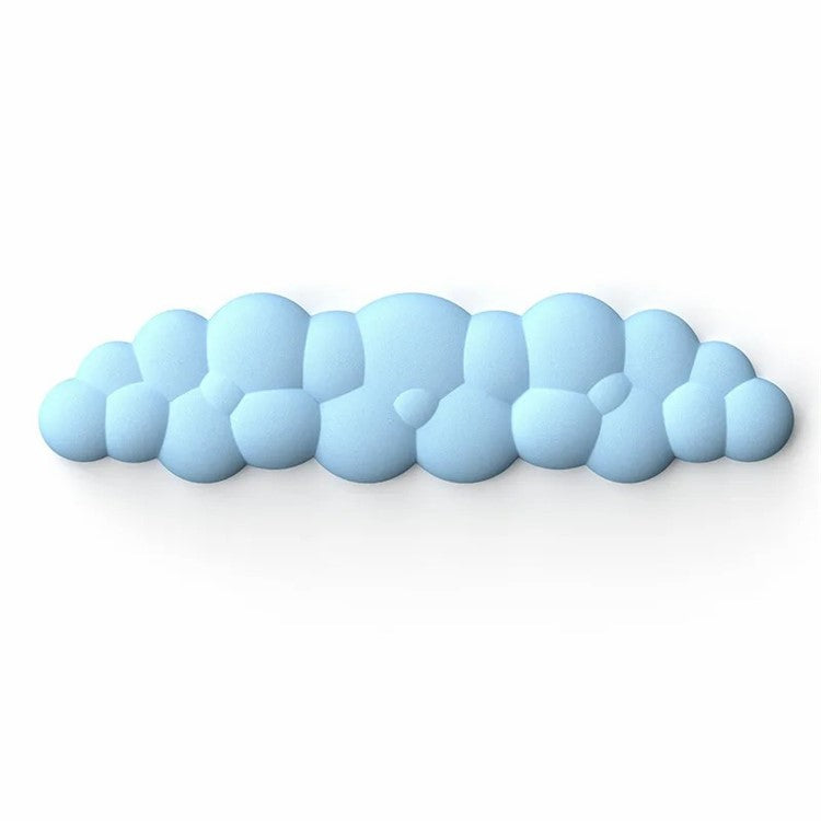 Memory Foam Keyboard Wrist Rest Pad Cloud Shape Anti-slip Wrist Support Pad - Blue