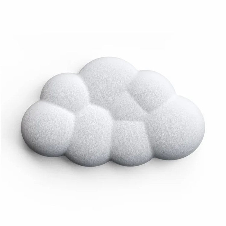 Memory Foam Mouse Wrist Rest Pad Cute Cloud Shape Wrist Support Pad - White
