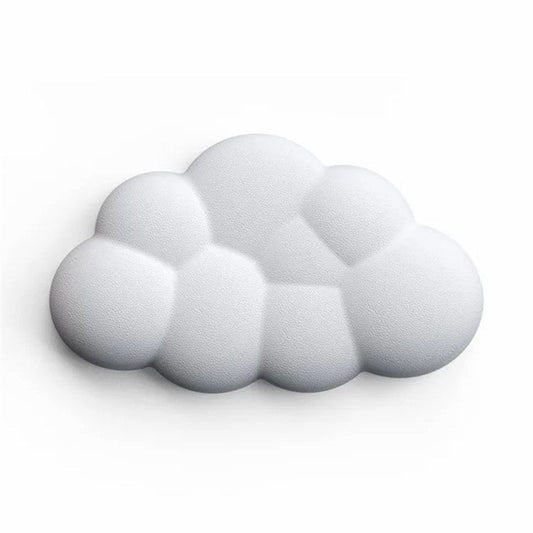 Memory Foam Mouse Wrist Rest Pad Cute Cloud Shape Wrist Support Pad - White