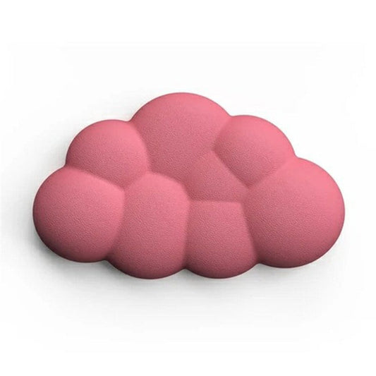 Memory Foam Mouse Wrist Rest Pad Cute Cloud Shape Wrist Support Pad - Red
