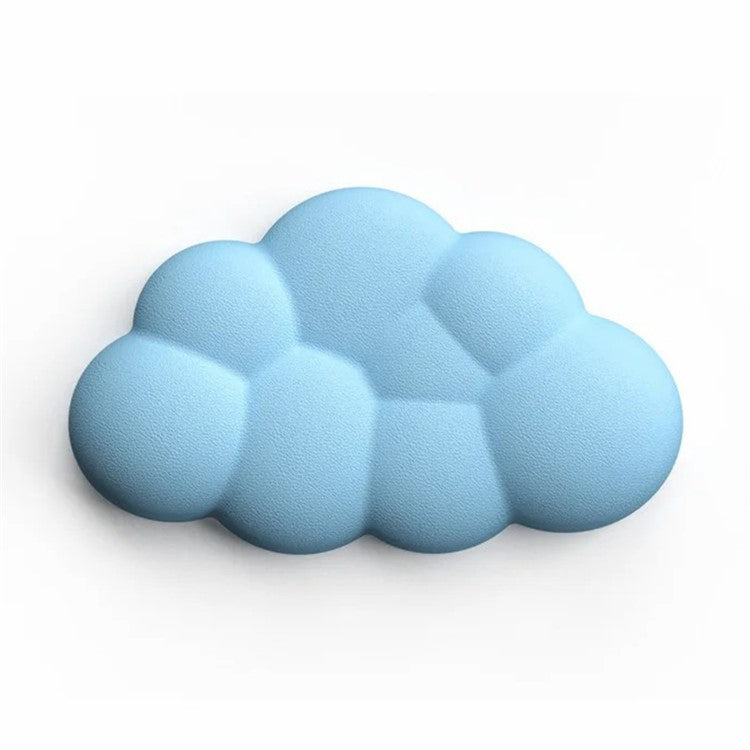 Memory Foam Mouse Wrist Rest Pad Cute Cloud Shape Wrist Support Pad - Blue
