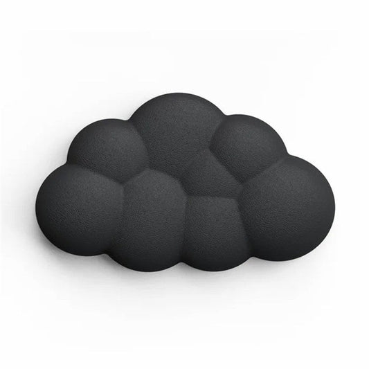 Memory Foam Mouse Wrist Rest Pad Cute Cloud Shape Wrist Support Pad - Black