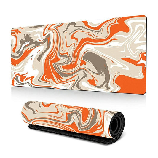 300 x 700 x 3mm Anti-Slip Desk Mouse Mat Abstract Fluid Pattern Mouse Pad - Style M