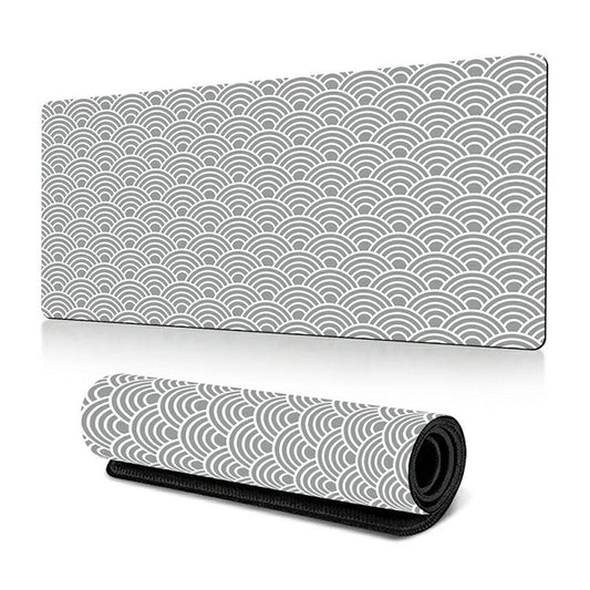 300 x 700 x 3mm Abstract Fluid Pattern Mouse Mat Non-Slip Rubber Mouse Pad - Style B