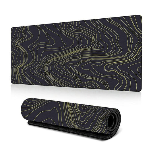 300 x 700 x 3mm Abstract Fluid Pattern Mouse Mat Non-Slip Rubber Mouse Pad - Style O