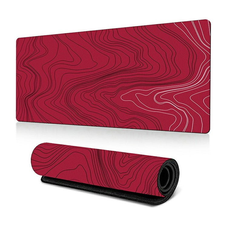 300 x 700 x 3mm Abstract Fluid Pattern Mouse Mat Non-Slip Rubber Mouse Pad - Style P