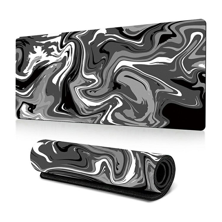 300 x 700 x 2mm Abstract Fluid Design Mouse Pad Non-Slip Rubber Mouse Mat - Style B