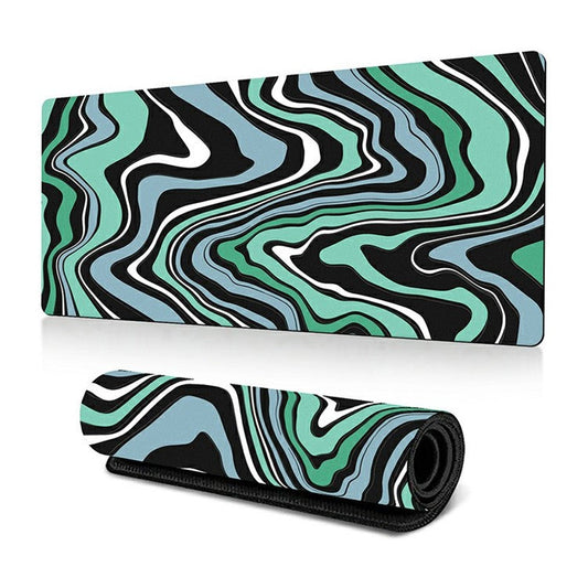 300 x 700 x 2mm Abstract Fluid Design Mouse Pad Non-Slip Rubber Mouse Mat - Style Q