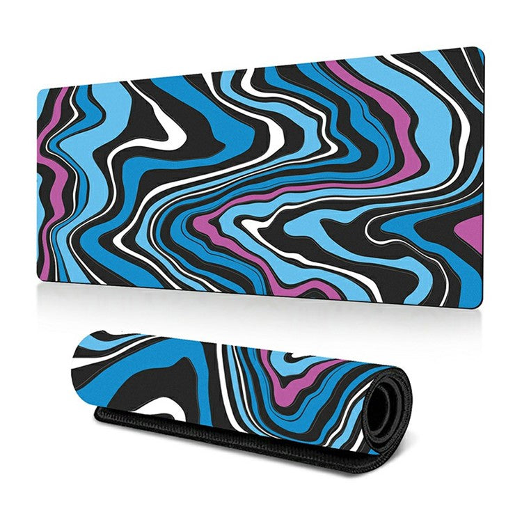 300 x 700 x 2mm Abstract Fluid Design Mouse Pad Non-Slip Rubber Mouse Mat - Style S