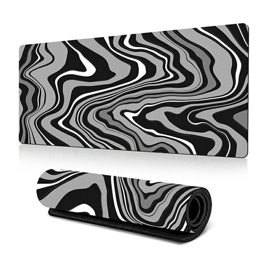 300 x 700 x 2mm Abstract Fluid Design Mouse Pad Non-Slip Rubber Mouse Mat - Style T
