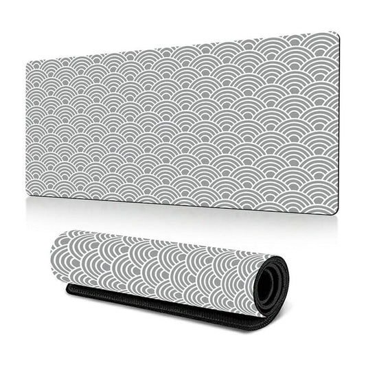 300 x 700 x 2mm Abstract Fluid Design Rubber Mouse Pad Anti-Slip Large Mouse Mat - Style B