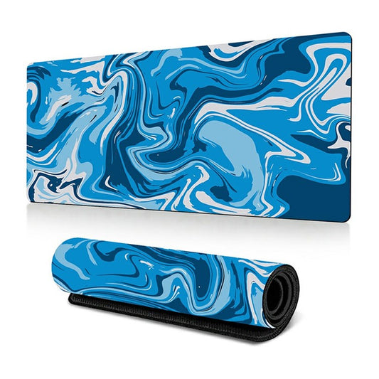 300 x 800 x 2mm Abstract Fluid Design Large Mouse Pad Anti-Slip Rubber Mouse Mat - Style F