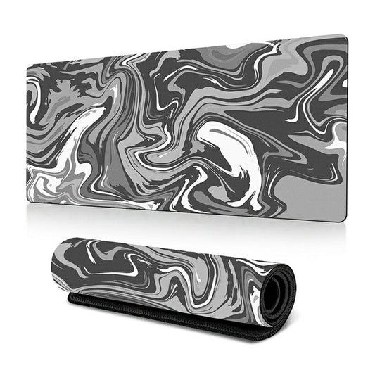 300 x 800 x 2mm Abstract Fluid Design Large Mouse Pad Anti-Slip Rubber Mouse Mat - Style T