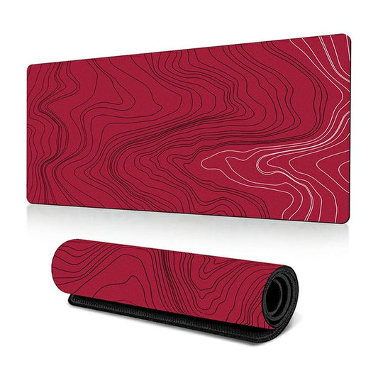 300 x 800 x 2mm Abstract Fluid Pattern Anti-Slip Mouse Pad Large Rubber Mouse Mat - Style P