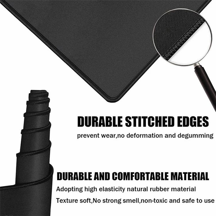 300 x 800 x 3mm Abstract Fluid Pattern Rubber Mouse Pad Large Non-Slip Mouse Mat - Style A