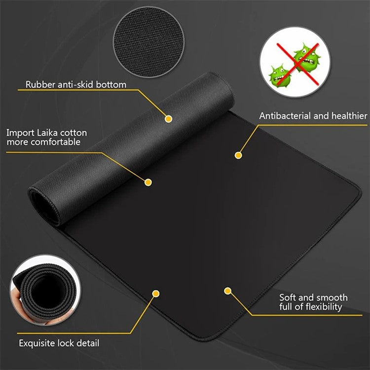 300 x 800 x 3mm Abstract Fluid Pattern Rubber Mouse Pad Large Non-Slip Mouse Mat - Style A